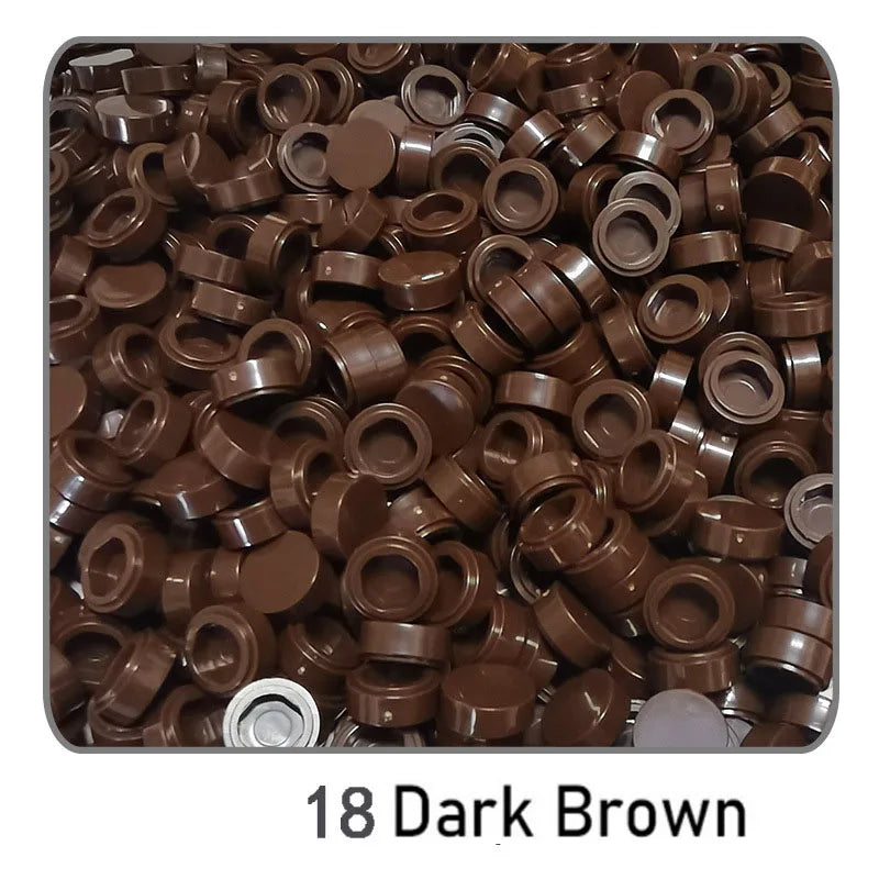 1000pcs DIY Pixel Art Bricks1x1 Round Tile Building Blocks Compatible with 98138 Anime Figure Assemble Toys Gift for Children