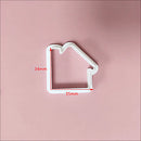 Christmas House/Sexy Red Lips Shape Earrings Polymer Clay Cutters Cutting Molds DIY Jewelry Decoration Making