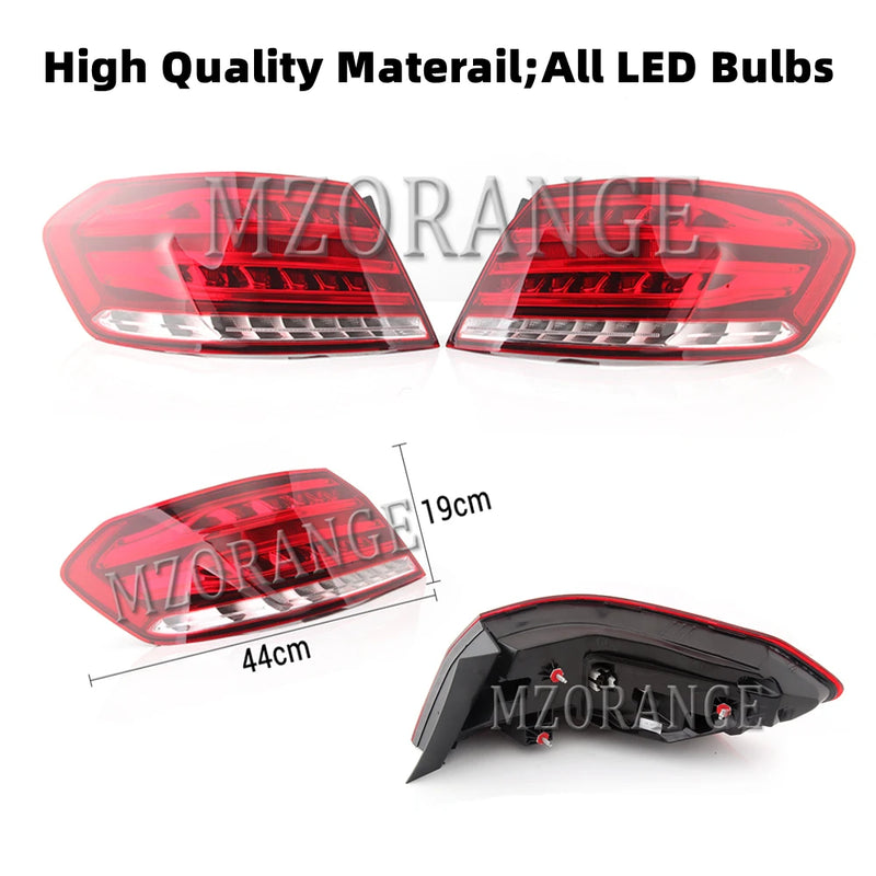 LED Tail Lights For Mercedes-Benz E Class W212 E350 E300 E250 E63 2014-2016 Sedan Direct Replacement Car Lamp Assembly Tools