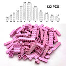 122pcs Thick Figures Bricks 12 Size DIY Building Blocks Educational Creative Size Compatible With 3001 Plastic Toys for Children