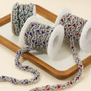 1 Meter 10mm Width Stainless Steel Chunky Knot Silicone Beads Chains for DIY Hip Hop Necklaces Jewelry Making Findings  Supplies