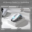 Redragon M612 PRO RGB BT 2.4G Gaming Gamer Mouse, 8000 DPI Wireless Optical 9 Programmable Buttons 7 Backlit Modes, B