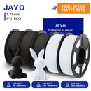 JAYO 5 Rolls 3D PETG / High Speed Matte PETG 3D Filament 1.75mm 30mm/s - 600mm/s Print Range PETG 3D Printer Filament for 3D