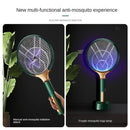2-in-1 Electric Insect Racket Swatter Zapper 3000V USB Rechargeable Summer Mosquito Swatter Kill Fly Bug Zapper Mosquito Racket