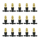 5-100Pcs Outdoor Misting Cooling System Garden Irrigation Watering 1/4'' Brass Atomizer Nozzles 4/7mm Hose Garden Sprinkler Head