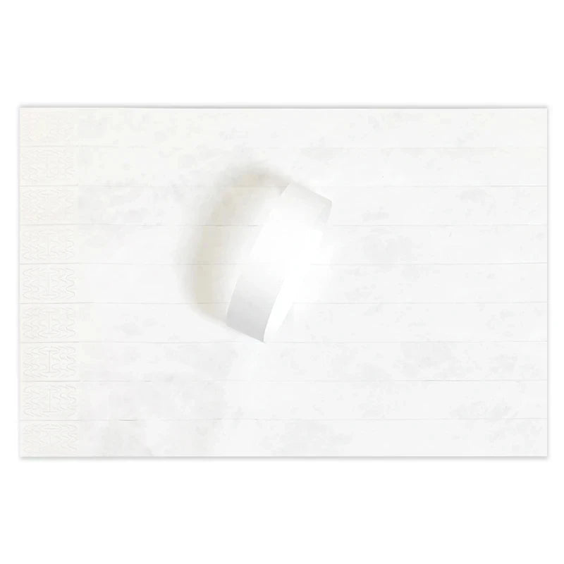 DUBAND 1000 Pcs No Logo Paper 3/4 Inch Wristbands for Event, Sport Wristband, Tyvek ID Festival Paper Bracelet