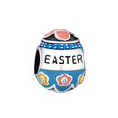 Hot Original Pendant S925 Sterling Silver Rabbit Charm Fit 3mm Bracelet Diy For Women Classic Easter egg beads Daily Gift Fine