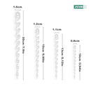 10/12pcs Christmas Simulation Ice Xmas Tree Pendant Ornament Clear Icicles Winter Party New Year Navidad Home Decor Natal Noel