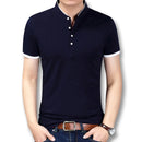 iSurvivor 2022 Men Summer Short Sleeved Smart Casual T Shirts Tees Tops Camiseta Masculina Male Fashion Slim Fitted T Shirts Men