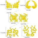 10PCS Special Effects Pieces Arm Fist Wind Lightning Leg Flames Assemble Scene Bricks Weapons Accessories Kids Toys