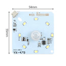5pcs/1pc PIR Sensor Detector Smart Switch Night light board integrated lamp board control board circuit board 3.7V USB Charging