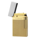 Unique Metal Lighter Engraved Paris Refillable Butane Gas Lighters Pure Copper Cigar Tools for Smokers Father Collection Husband
