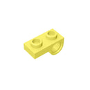 Gobricks 10PCS Bricks Plate Modified 1 x 2 with Pin Hole on Bottom compatible with lego 18677 28809 pieces of children's toys