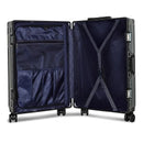 Large Capacity Suitcase Aluminum Frame Silent PC Luggage Travel Bag with Wheels Password Lock Trolley Case 22 24 28 Inch