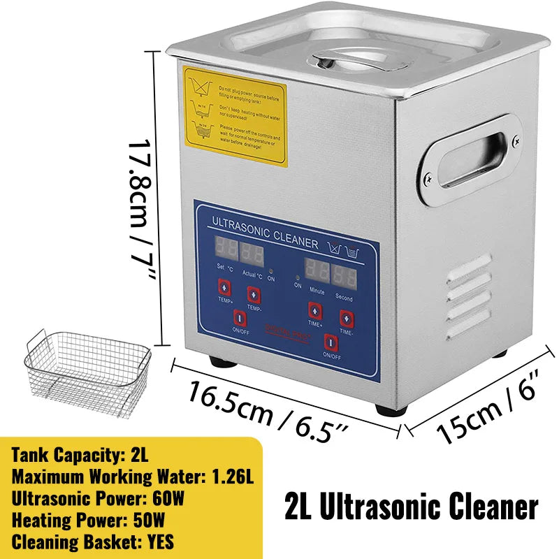 SucceBuy 1.3L 2L 3L 6L 10L 15L 22L 30L Ultrasonic Cleaner Lave-Dishes Portable Washing Machine Ultrasound Home Clean Appliances