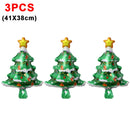 15/1Pcs Christmas Foil Balloons Santa Claus Xmas Tree Aluminum Balloons New Year Kids Gifts Toys Xmas Birthday Party Decorations