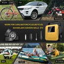 12V Electric Car Tyre Inflator 150PSI Portable Air Compressor Pump Digital Display Tire Inflator Pump With Emergency Lighting