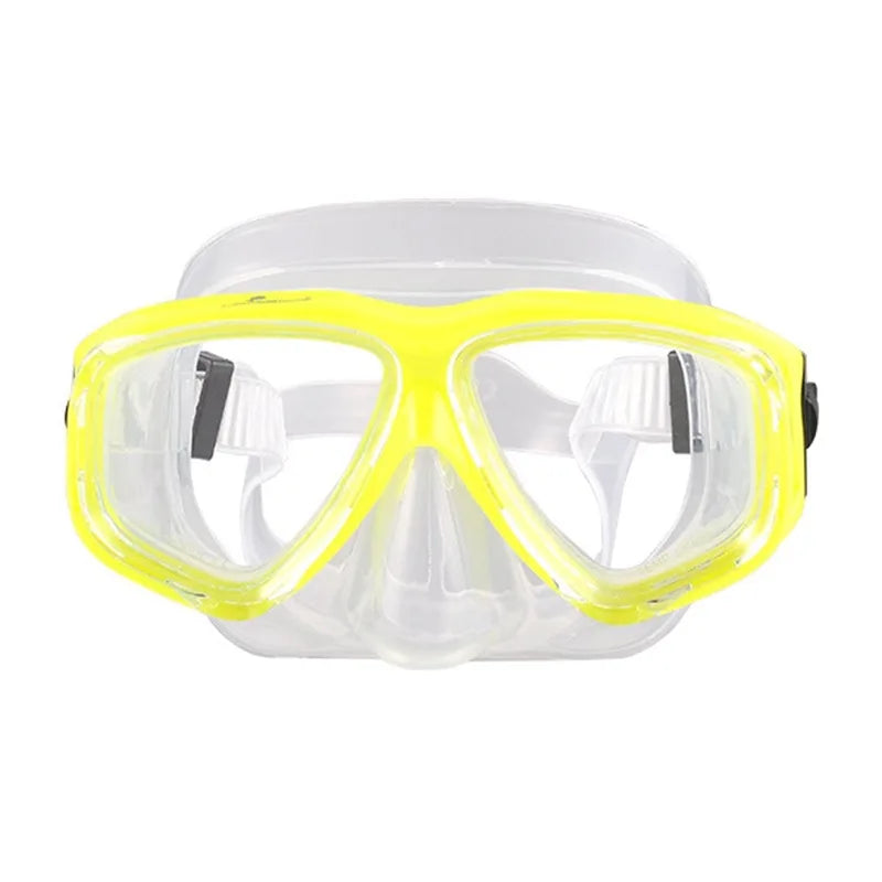 -1.5 To -8.5 Myopia Adults Silicone HD Clear Anti Fog Diving Eyewear Masks Custom For Left Right Eyes Different Degrees