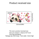 1pcs Cute Branch Plum Blossom Panda Wall Sticker Switch Sticker for Kid Bedroom Living Room Home Decoration Self Adhesive