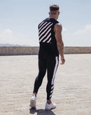 2025 Men's Pants Autumn And Winter New Leisure Sports Running Training Small Foot Pants 2023 Letter Side Zipper