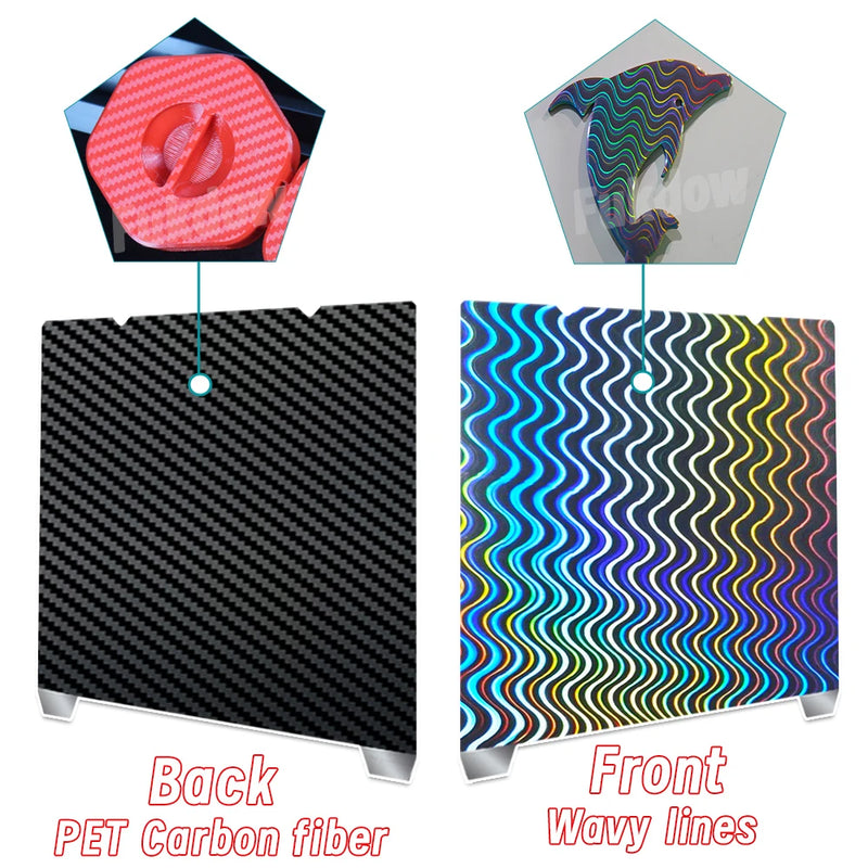 For Ender 3 v3 se/KE Build Plate PET PEO PEY H1H For Creality K1/ K1C PEI Honeycomb Build plate 235 x 235 build plate magnetic