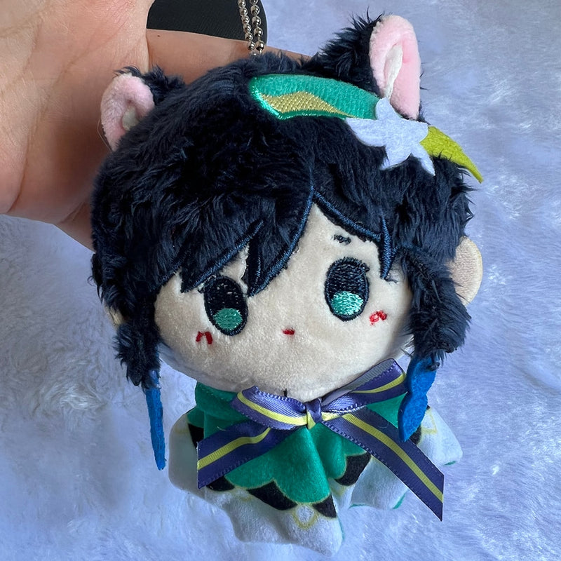 Cartoon Kawaii Dolls Genshin Impact Cosplay Venti Albedo Raiden Shogun Hutao Plush Toy Anime Mascot Gifts For You