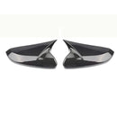 Horn Shape ABS Carbon Fiber Style Rear View Side Mirror Cover Rearview Caps For Honda For Civic 10th 2016 2017 2018 2019 2020