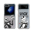 Funny The Nightmare before Christmas Phone Case for Samsung Galaxy Z Flip 3 4 Z Flip 5 Z Fold 4 5G PC Soft Anti-fall Back Cover