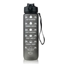 Water Bottle Motivational Sport Water Bottle Leakproof Drinking Bottles Outdoor Travel Gym Fitness Jugs For Kitchen