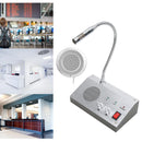 Glass Window Intercom For Bank/Office Shop Station Window Counter Intercom Walkie Talkie 110-240V(US Standard)