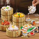 LOZ Creative Traditional Chinese Dim Sum Mini Building Blocks DIY Cantonese Delicious Food Dumpling Toys For Children Gifts 1265