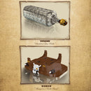 Mould King 10065 Pirate Ship Building Block The Black Pearl in A Bottle Model Sailboat Toys Assembly Brick Kids Christmas Gifts