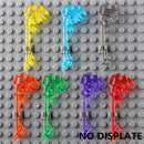 10PCS Special Effects Pieces Arm Fist Wind Lightning Leg Flames Assemble Scene Bricks Weapons Accessories Kids Toys