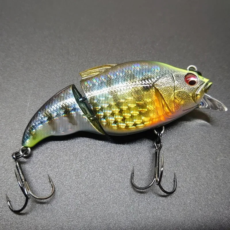 Vatalion Floating Fishing Lure 9.7g 70mm Crankbait Artificial Hard Bait Joint VIB Vibration Wobblers trout Bass Fishing Swimbait