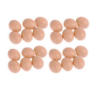 6/12/18/30pcs Hatching Egg Easter Hen Poultry Hatch Breeding Simulation Fake Plastic Artificial Eggs to Help Chickens Lay Eggs