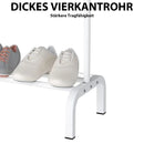 154*43*105cm Clothes Rack Shoes Rack Home Clothes Storage Rack Single Hanging Portable Bedroom Freestanding Clothing Rack