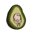 New Cartoon Avocado Enamel Pins Cute Fruit Brooches Women Men Jeans Coat Lapel Pin Badge Jewelry Gift for Friend Wholesale Pins