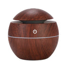 Air humidifier Mini home wood grain Mushroom humidifier USB Ultrasonic cold mist sprayer Aroma diffuser Purifier colorful