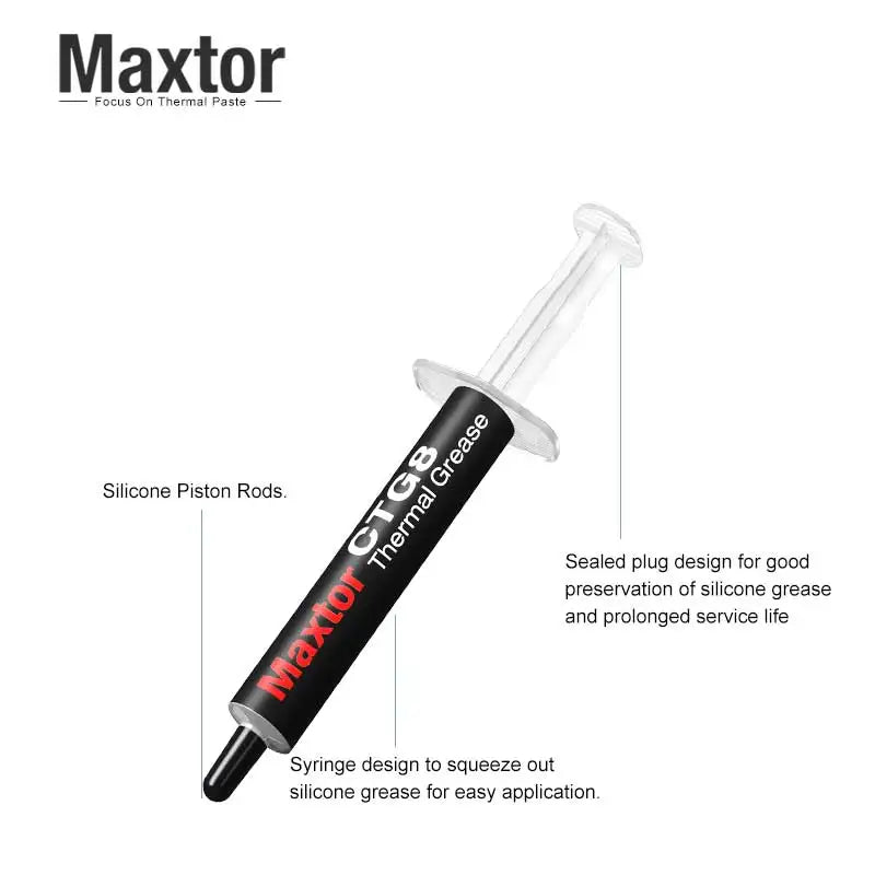 12.8W/mk Maxtor CTG8 Thermal Paste Processor PC Gamer CPU GPU Cooling Fan Compound HeatSink Plaster grease