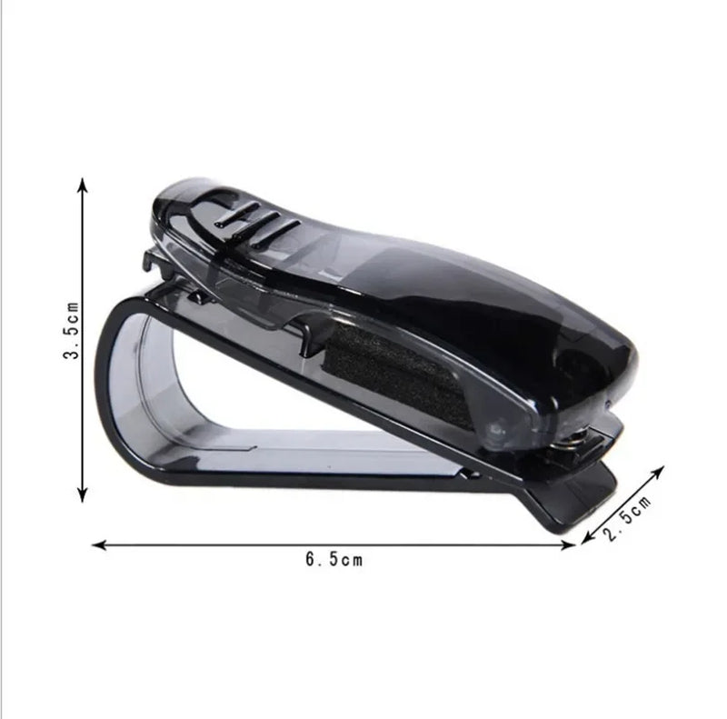 Car Glasses Fastener Clip Holder Auto Sun Visor Glasses Holder Sunglasses Clip Card Holder Eyeglasses Ticket Card Car Accessory