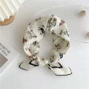 Approx 55cm Cotton Linen Square Scarf Neckerchief Spring Autumn Scarves Neck Scarf Turban Bandanas Headband Decoration for Women