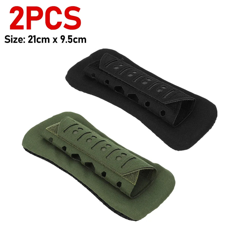 1/2/4PCS Laser Cutting Tactical Vest Shoulder Strap Pads For Hunting Vest Backpack Comfort Mesh Cushion Shoulder Pad for Outdoor