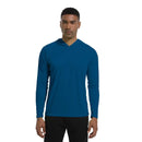 Men Upf 50+ Sun Protection t-Shirts Long Sleeve t-Shirt Casual Tops Male Quick Dry Gym Running Tee Shirts With Hood Man Clothing