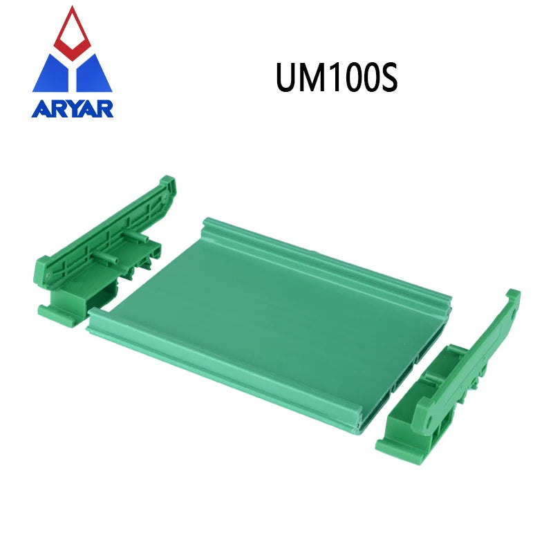 UM100S Profile Din Rail Mounting Base PCB Board House For PCB Width 100mm Din Rail Bracket PCBA Enclosed Housing