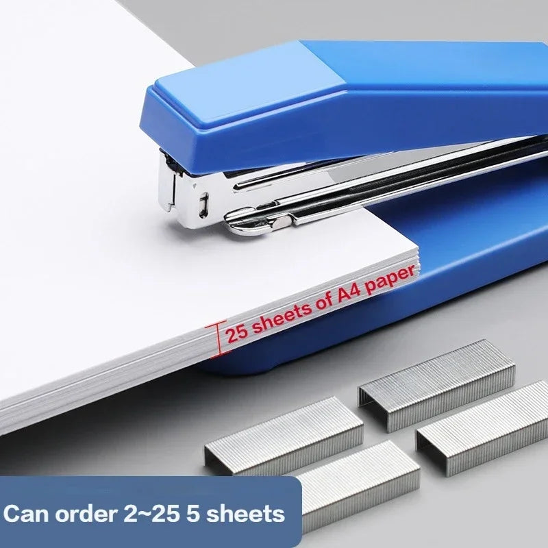 360 Rotatable Metal Heavy Duty Stapler Standard Long Stapler Stapling Use Staples Office Bookbinding Supplies Manual Binding