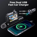 AZDOME Dash Cam M660 2K+3*1080P 4CH Car DVR GPS 5G Wifi Built-in 128GB eMMC Voice Control 24H Parking Monitor Super Night Vision