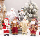 2024 Xmas Decor for Home Party Ornaments Christmas Ornaments Santa Claus Doll with Gift Bags