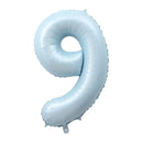 32/40inch Light Pink Blue number balloons Foil Balloon Birthday Balloons Party Baloon 0 1 2 3 4 5 6 7 8 9 globos Balls