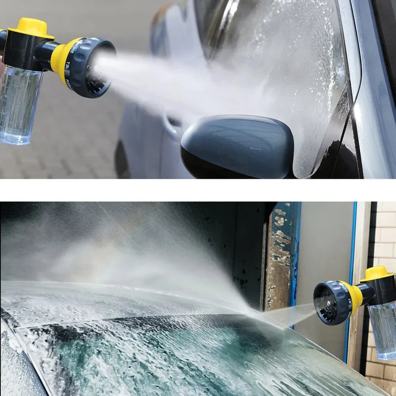 Water Gun Portable Auto Foam Lance Nozzle Jet Wash Tools Cleaning Tool 3 Grades Adjustable Car Washer Sprayer High Pressure