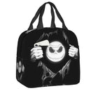 Custom Halloween Insulated Lunch Bag The Nightmare Before Christmas Portable Thermal Cooler Lunch Box Container Tote Bags